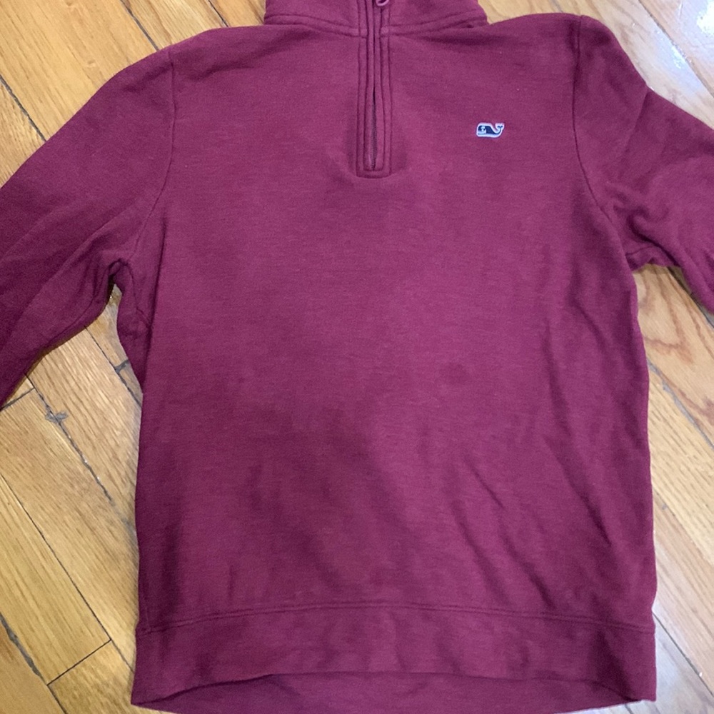 SZ 12-14 boys vineyard vines saltwater quarter zip